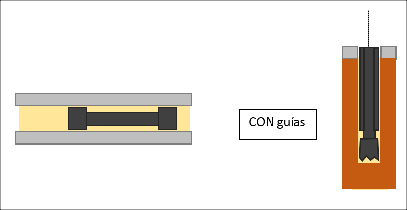 guías cucharas muros pantalla, maquinaria, guías, cuchara, junta, procedimiento, pantallas