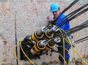 multibulbo, bulbo múltiple, eficiencia, adherencia, lechada de cemento, tensado de anclajes, optimizar, deformaciones, diseño, ensayos, gato, tensado